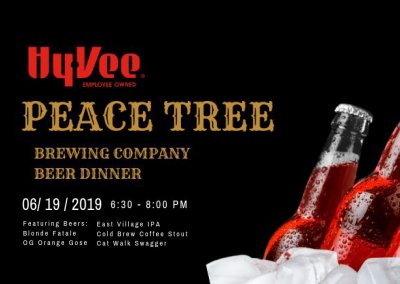 Peace Tree Beer Dinner at Hy-Vee